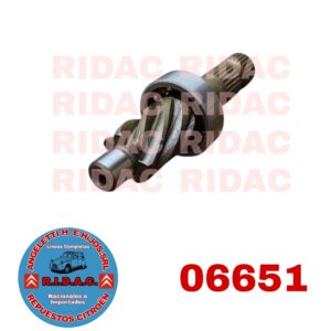 PIÑON DE DIRECCIÓN 3CV 1er 7 DIENTES | Codigo Ridac: 06651