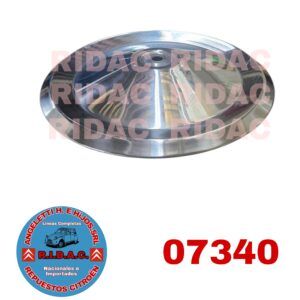 TAZA RUEDA 3CV ACERO INOXIDABLE | Codigo Ridac: 07340