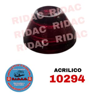TESTIGO DE BATERIA M/V ROJO ACRILICO | Codigo Ridac: 10294