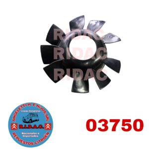 VENTILADOR 3CV PLASTICO NEGRO | Codigo Ridac: 03750
