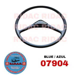 VOLANTE DIRECCIÓN 3CV AZUL C/EMB IMPORTADO | Codigo Ridac: 07904