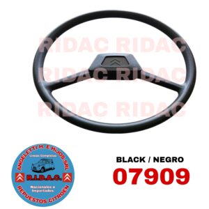 VOLANTE DIRECCIÓN 3CV CENTRO RECTANGULAR C/EMB ORIGINAL | Codigo Ridac: 07909