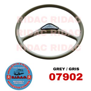 VOLANTE DIRECCIÓN 3CV GRIS C/EMB ORIGINAL | Codigo Ridac: 07902
