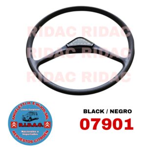 VOLANTE DIRECCIÓN 3CV NEGRO C/EMB ORIGINAL | Codigo Ridac: 07901