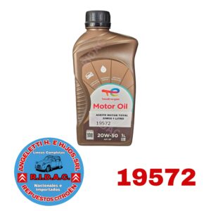 ACEITE DE MOTOR TOTAL 20W50 1 LITRO | Codigo Ridac: 19572