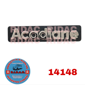 INSIGNIA ACADIANE IMP | Codigo Ridac: 14148