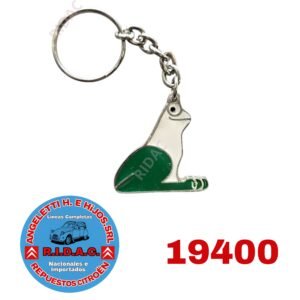 LLAVERO RANA COLOR VERDE Y BLANCO | Codigo Ridac: 19400
