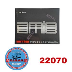 MANUAL DE USUARIO AMI 8 | Codigo Ridac: 22070