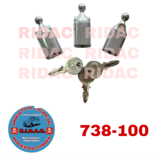 TAMBOR DE CERRADURA DYANE 6 X3 JGO ORIGINAL | Codigo Ridac: 738-100