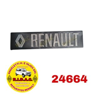 INSIGNIA ROMBO Y PALABRA RENAULT | Codigo Ridac: 24664
