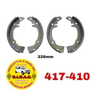 PATINES DE FRENO JGO X4 GORDINI | Codigo Ridac: 417-410